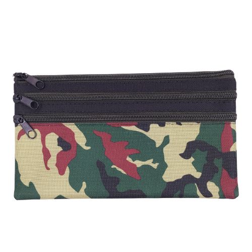 Cartuchera Economica 3Cierres Militar