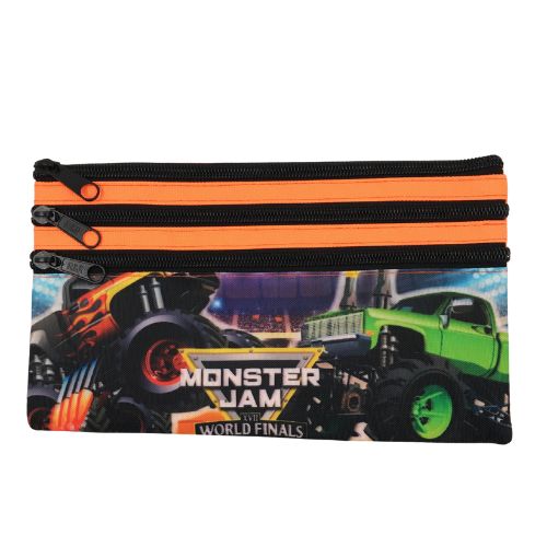Cartuchera Economica 3Cierres Monster Jam