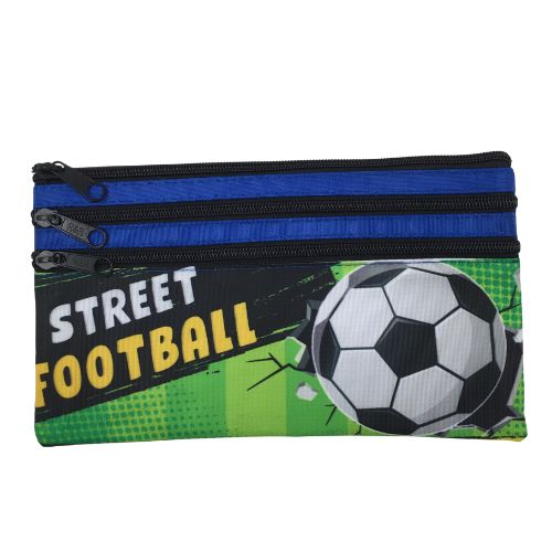 Cartuchera Economica 3Cierres Street Football