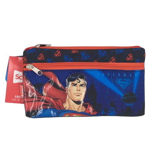 Cartuchera Primavera 3Cierres Superman