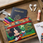 Cartuchera de 2 cierres Escolar Disney  P.bags motivo niña