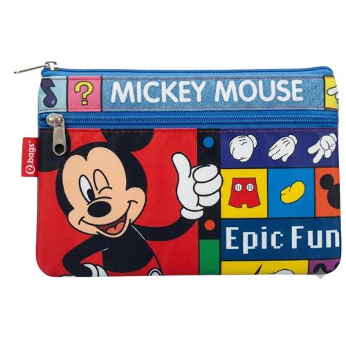 Cartuchera de 2 cierres Escolar Disney  P.bags motivo niño