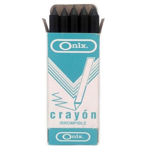 Crayones Onix Paquete X10 Unidades De Un Color Negro