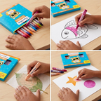 Crayones Paper Mate Jumbo Triangulares x24 – Gruesos
