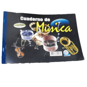 Cuadernillo De Musica Con Pentagrama Sencillo Pasta Panafargo
