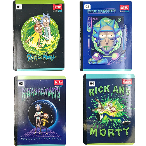 Cuaderno Cocido MasterMass X50 2 Rick y Morty 1 4 2025