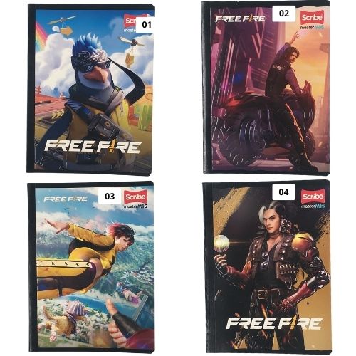 Cuaderno Cosido MasterMass X50 1 Free Fire 1 4 2025
