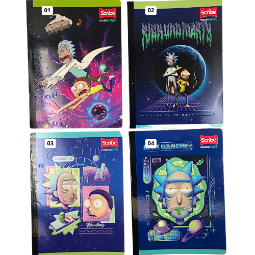 Cuaderno Cosido MasterMass x50 1 Rick y Morty 1 4 2025