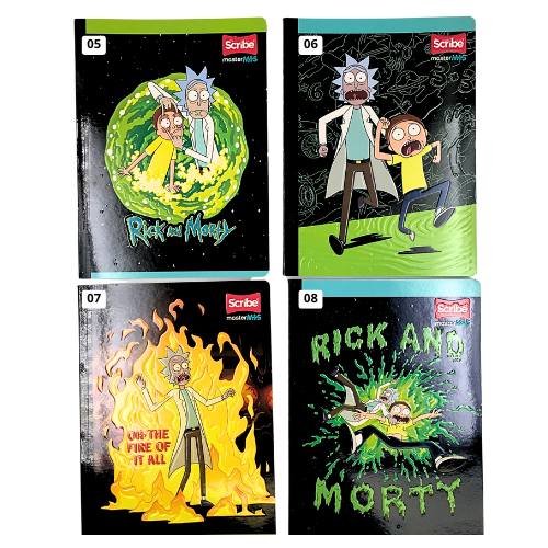Cuaderno Cosido MasterMass x50 1 Rick y Morty 5 8 2025