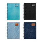 Cuaderno Argollado Norma Durabook Jean Book 105/80 Cuadros