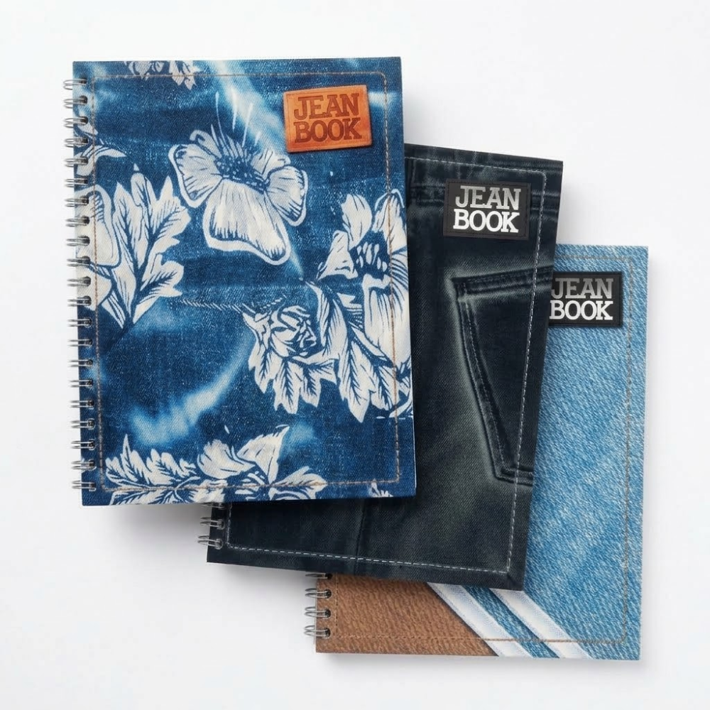Cuaderno Argollado Norma Durabook Jean Book 105/80 Cuadros