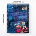 Cuaderno Argollado Norma Durabook Jean Book 105/80 Cuadros