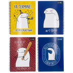 Cuaderno Argollado Norma Durabook Memes 80 Hojas Rayado – Cuaderno Escolar Grande