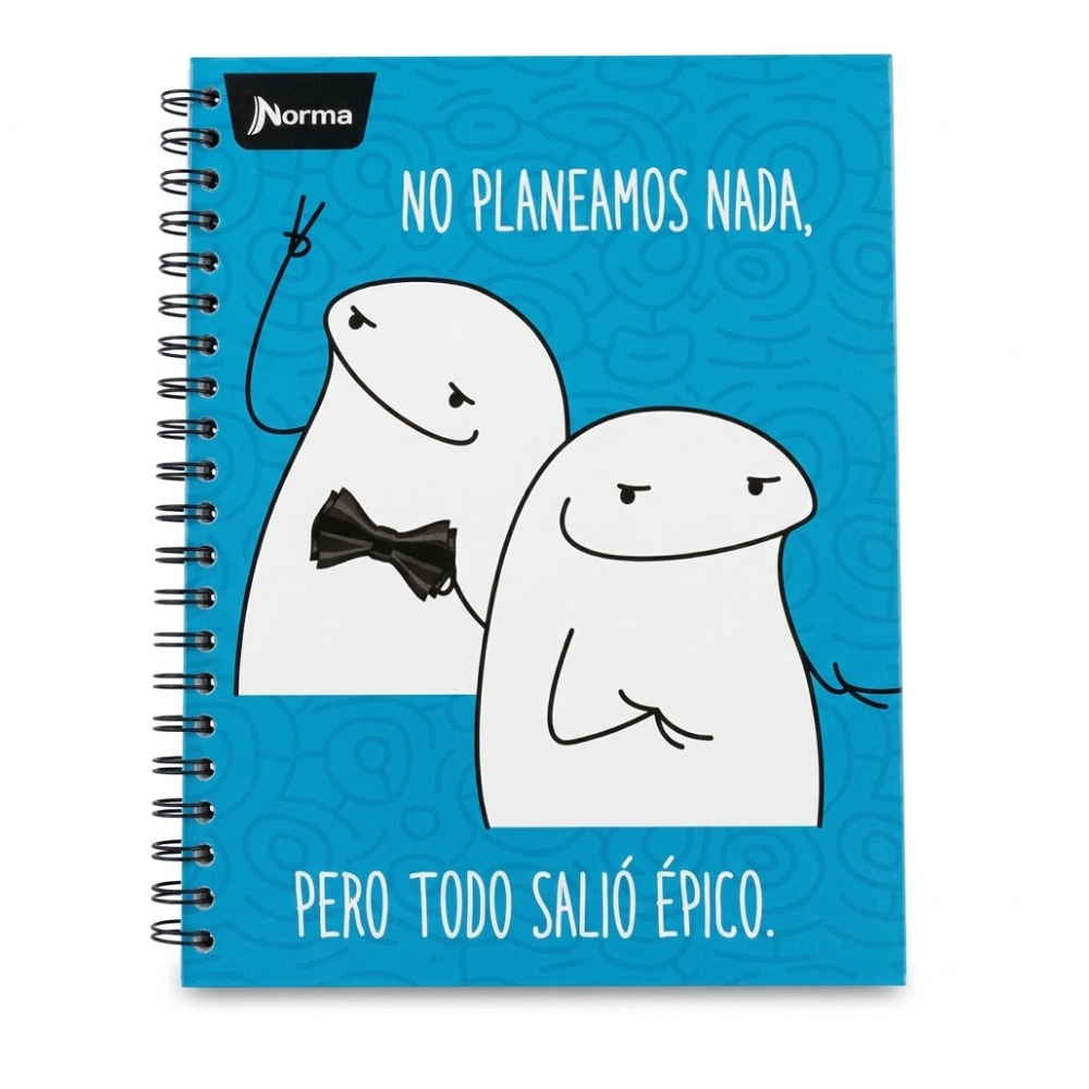 Cuaderno Argollado Norma Durabook Memes 80 Hojas Rayado – Cuaderno Escolar Grande