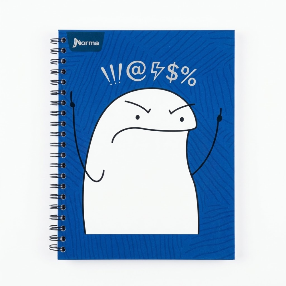 Cuaderno Argollado Norma Durabook Memes 80 Hojas Rayado – Cuaderno Escolar Grande