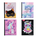 Cuaderno Cosido Económico 50 Hojas 1/2 Grande | Rayas, Femenino
