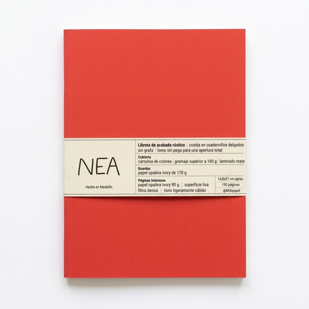 Cuaderno Nea de Arte en Opalina 160 g Tamaño Mediano 14,8 × 21 cm 192 Páginas