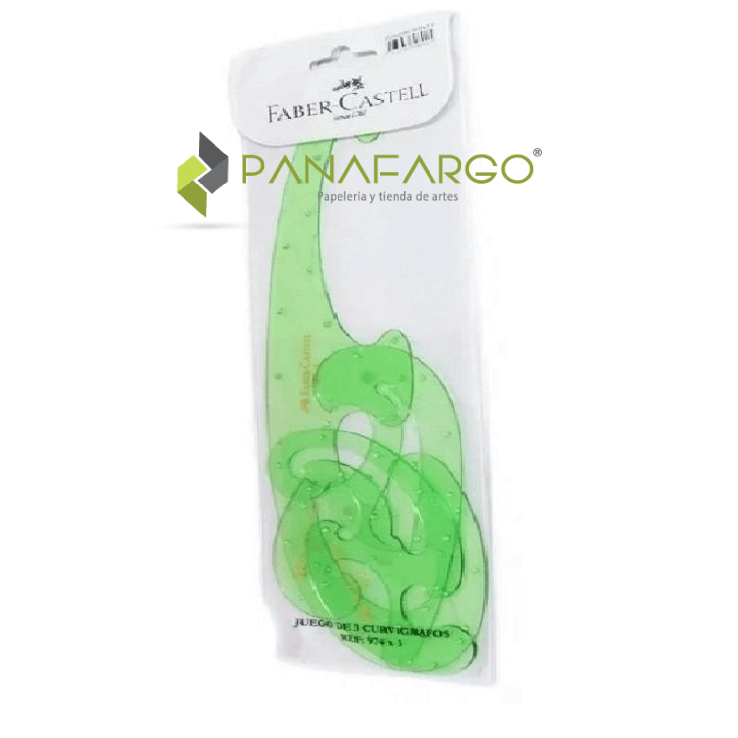 Curvigrafo Faber Castell Estuche X 3 Panafargo