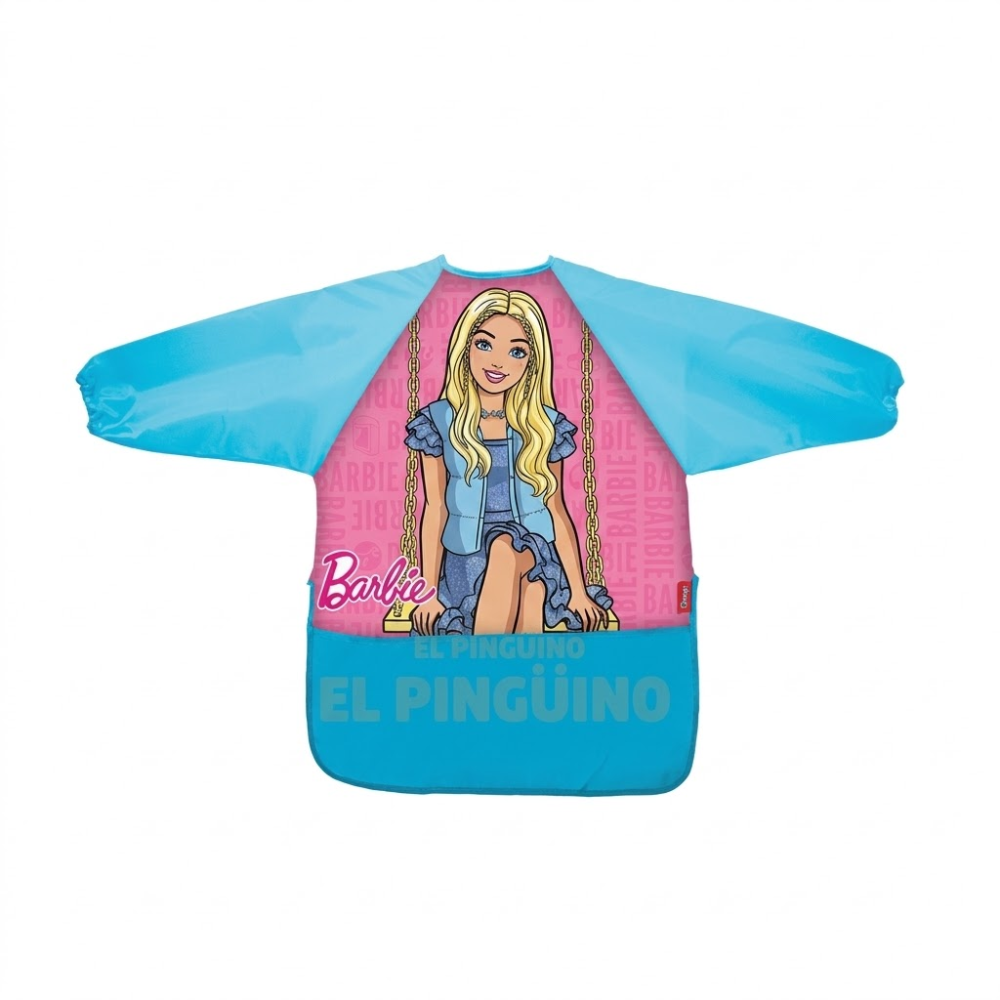 Delantal Primavera Escolar con Mangas Talla Única Niña – 3 Bolsillos