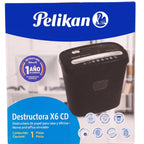 Destructora o Trituradora de Papel Pelikan X6 CD