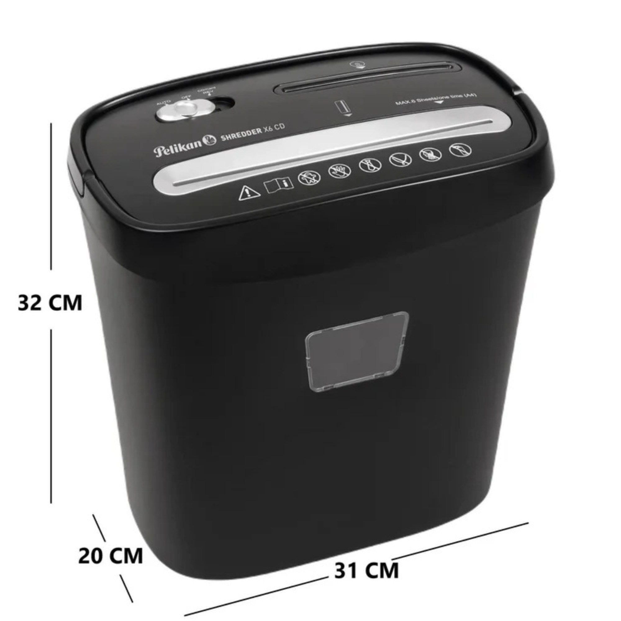 Destructora o Trituradora de Papel Pelikan X6 CD