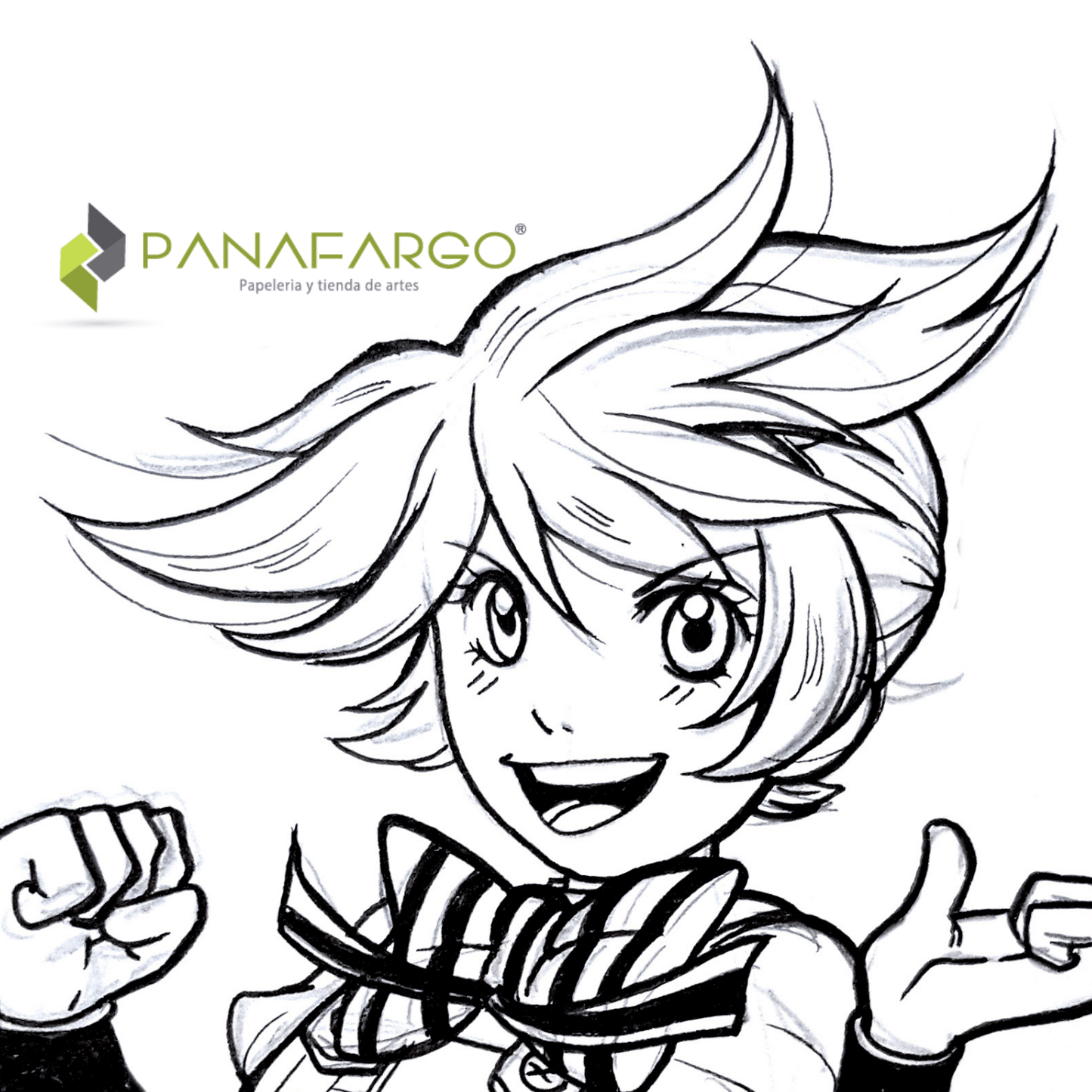 Dibujo marcador punta pincel pigma