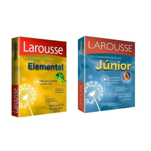 Diccionario Escolar Larousse Elemental y Junior Juntos