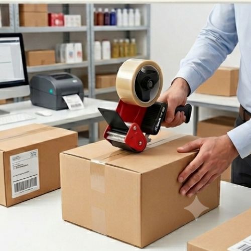 Dispensador de Cinta Adhesiva Manual Gipao GP505 para Empaque