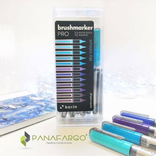 Estuche Marcador Azul Karin Para Lettering Estuche