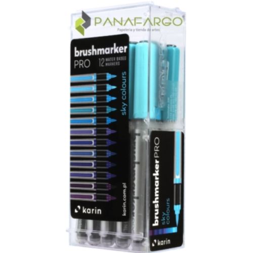 Estuche Marcador Azul Karin Para Lettering
