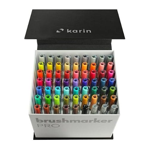 Estuche karin megabox para lettering Caja Abierta De Frente 1