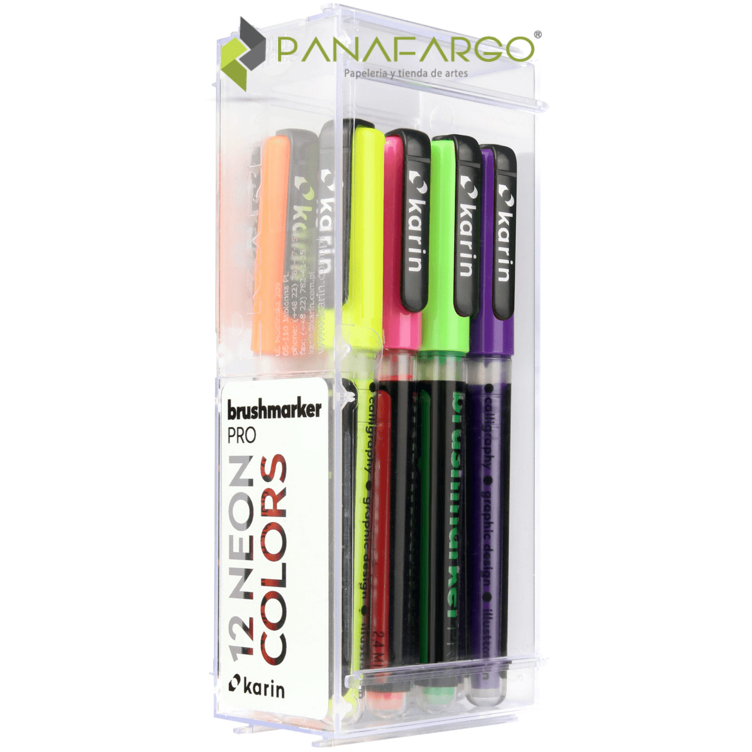 Estuche karin neon trasero