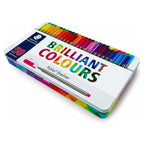 Estuche Metálico x50 Micropuntas Staedtler Triplus Fineliner Brilliant Colours| Punta Superfina 0.3 mm