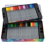 Estuche Metálico x50 Micropuntas Staedtler Triplus Fineliner Brilliant Colours| Punta Superfina 0.3 mm