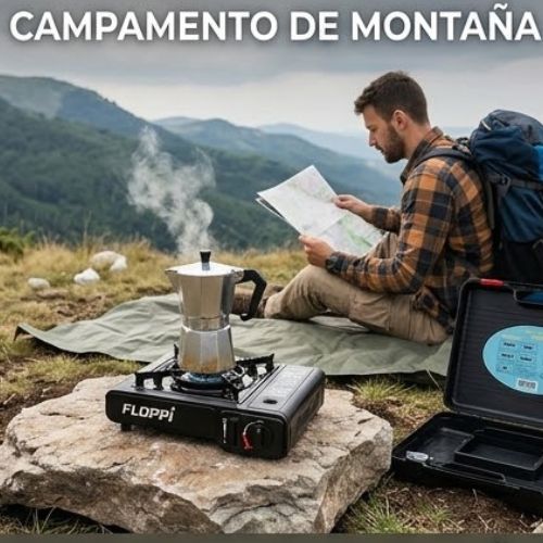 Estufa de Gas Portátil Floppi FL-AC02: La Esencia de la Libertad Gastronómica
