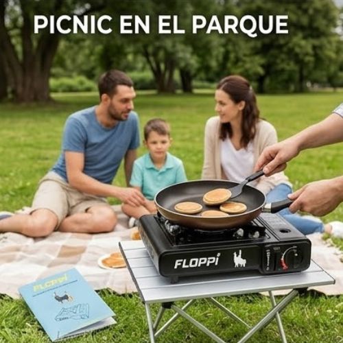 Estufa de Gas Portátil Floppi FL-AC02: La Esencia de la Libertad Gastronómica