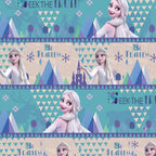 Papel regalo Niña FROZEN franjas