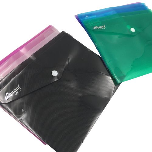 Gipao Carpeta Broche Media Carta Colores