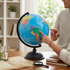 Globo Terráqueo en Español con Base de Escritorio 6 pulgadas