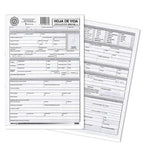 Hoja de Vida Gris Minerva 10-00 Tamaño Carta Curriculum Vitae