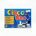 Juego de Mesa 5 en 1 Artisan Parqués Ajedrez Escalera Triqui Damas