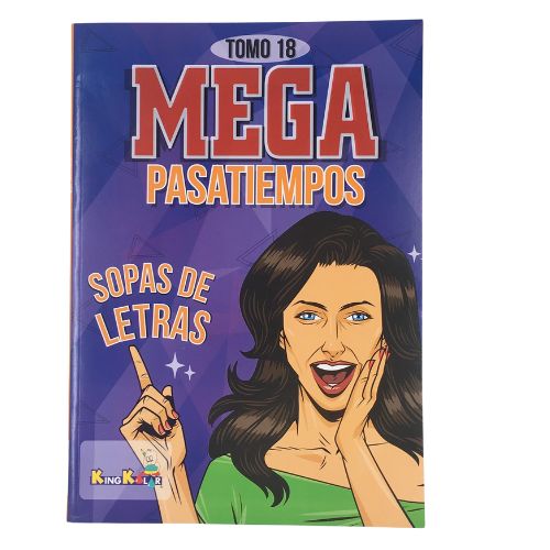 King Kolor Mega Pasatiempos Tomo 18