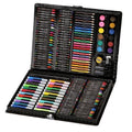 Kit De Arte Infantil Con 168 Piezas Para Nino Y Nina Negro De Lado Abierto 1