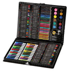 Kit De Arte Infantil Con 168 Piezas Para Nino Y Nina Negro De Lado Abierto 1