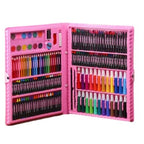 Kit De Arte Infantil Con 168 Piezas Para Nino Y Nina Rosado Abierto 1