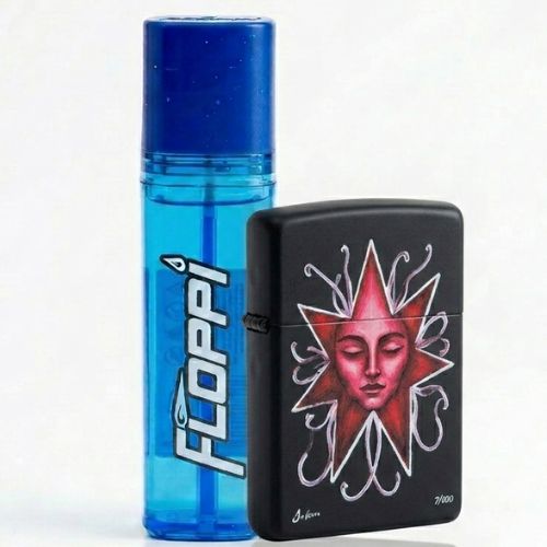 Candle Kit - Star-shaped face: Floppi Lighter + Butane Gas Refill