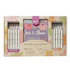 Kit Kiut Norma Lettering Ink & Bloom x 30 Marcadores + Cartilla