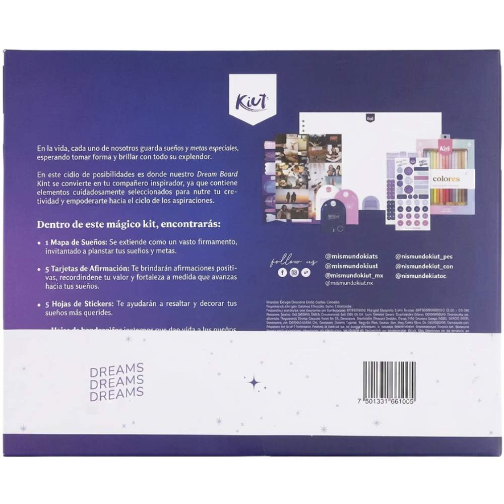 Kit Mapa de Sueños Kiut – Dream Board (Mundo de Inspiración)
