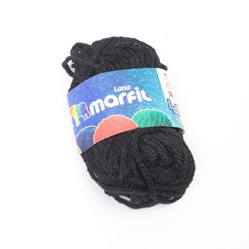 Lana Escolar Antialergica De Marfil En Todos Los Colores 10gr Lana Negro
