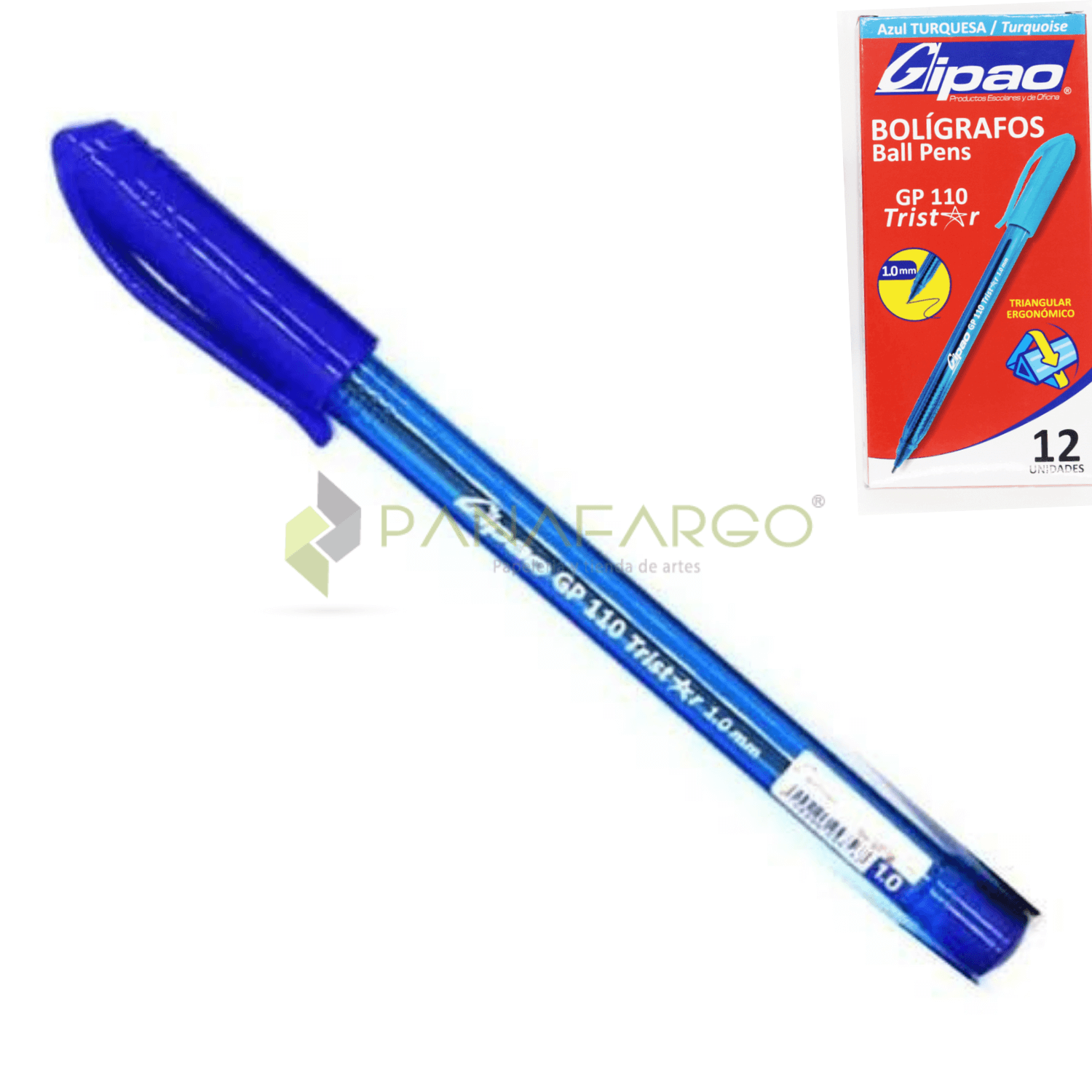 Lapicero Gipao De Tapa 6 Azul RGP110 Tristar